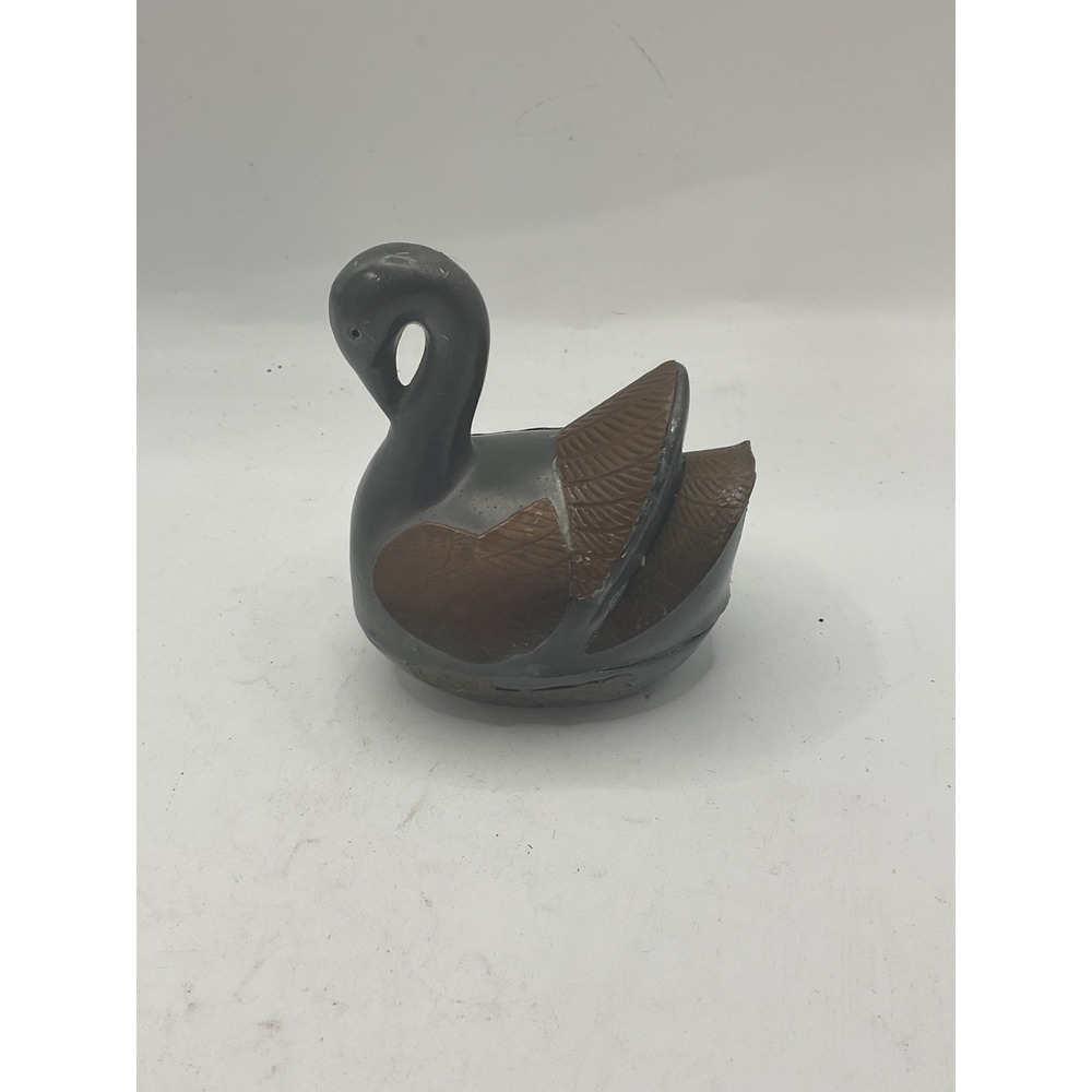 Vintage Swan Trinket Dish Decorative Sculpture‎ Display Holder Home Decor